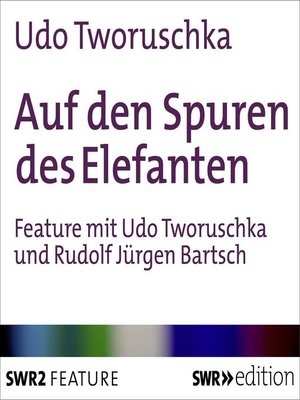 cover image of Auf den Spuren des Elefanten